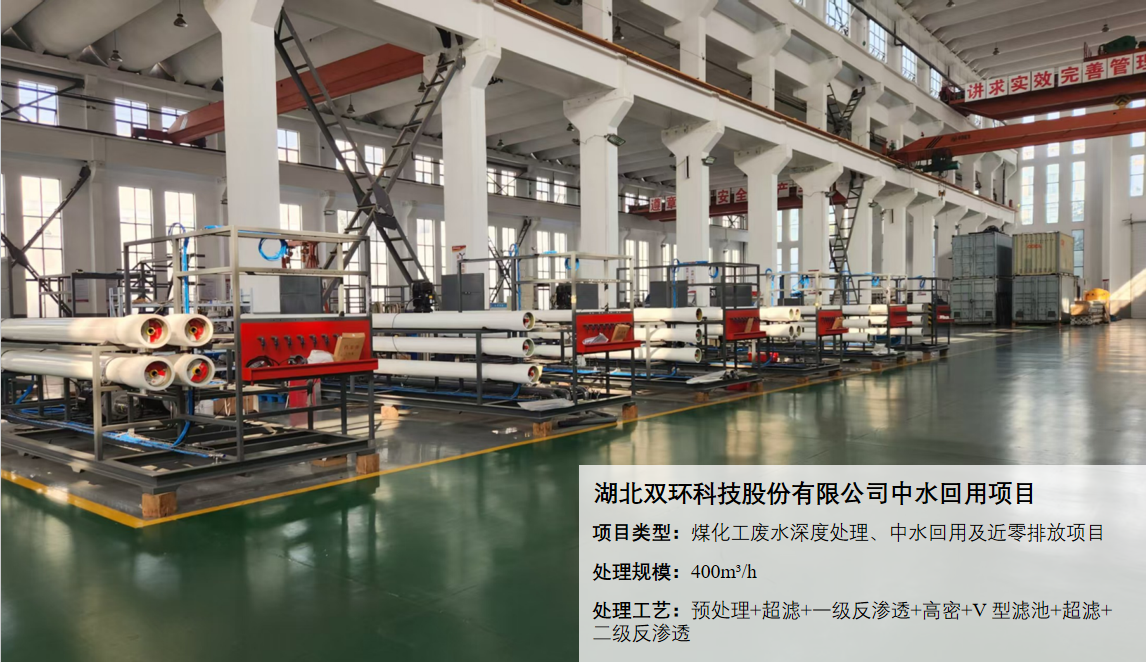 維爾利中標湖北雙環(huán)公司中水回用項目
